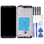 LCD Screen and Digitizer Full Assembly with Frame for Huawei Y7 (2018), For Huawei Y7 (2018)