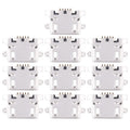 10 PCS Charging Port Connector for Huawei Y625, For Huawei Y625