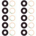 10 PCS Back Camera Lens for Google Pixel 3a, For Google Pixel 3a (10pcs)