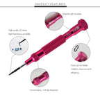 6 in 1 Precision Screwdriver Set Magnetic Electronic Screwdrivers Set for Mobile Phone Notebook Laptop Tablet, 9901S