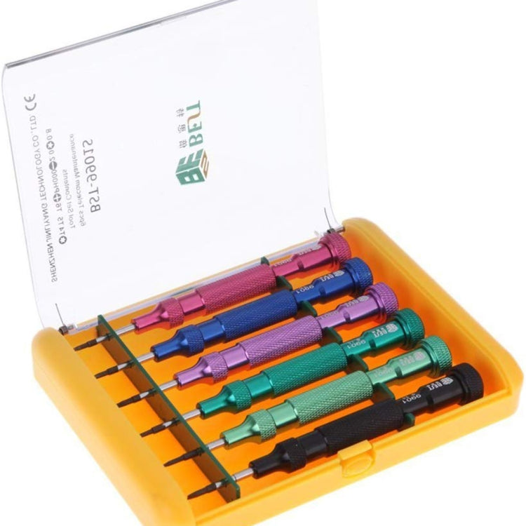 6 in 1 Precision Screwdriver Set Magnetic Electronic Screwdrivers Set for Mobile Phone Notebook Laptop Tablet, 9901S