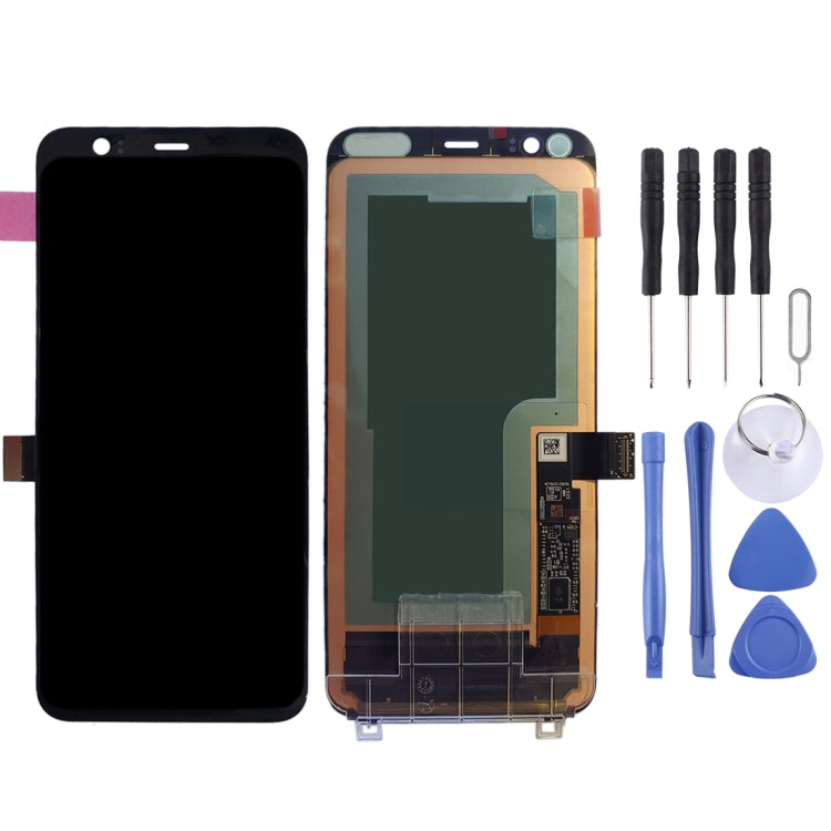 LCD Screen and Digitizer Full Assembly for Google Pixel 4, For Google Pixel 4