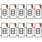 For Huawei P20 Pro 10 Sets Back Housing Cover Adhesive Sticker Set , For P20 Pro