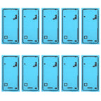 10 PCS Back Housing Cover Adhesive for LG G8s ThinQ, For LG G8s ThinQ