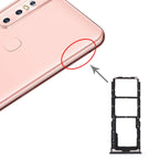 For Vivo Y7s SIM Card Tray + SIM Card Tray + Micro SD Card Tray, For Vivo Y7s