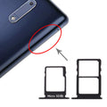 SIM Card Tray + SIM Card Tray + Micro SD Card Tray for Nokia 5 / N5 TA-1024 TA-1027 TA-1044 TA-1053, For Nokia 5