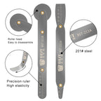 BEST BST-211A/B Universal Mobile Phone Repair Opener Tool Metal Disassemble Crowbar Metal Steel Pry Tool Set, 211A/B Crowbar