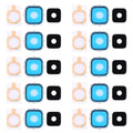 For Galaxy Alpha / G850 10pcs Back Camera Bezel & Lens Cover with Sticker, Galaxy Alpha