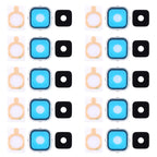 For Galaxy Alpha / G850 10pcs Back Camera Bezel & Lens Cover with Sticker, Galaxy Alpha