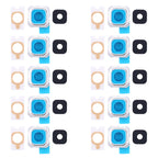For Galaxy S6 Edge + / G9280 10pcs Back Camera Bezel & Lens Cover with Sticker, For Galaxy S6+