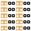 For Galaxy J5 Prime 10pcs Back Camera Lens Cover with Sticker, For J5 Prime