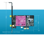 9260NGW Brand New for Intel Dual Band Wireless-AC 9260AC Bluetooth 5.0 5G 1730Mbps Wifi Network Card PK 8265 / 7260 / 8260, 9260NGW