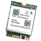 DW1820A BCM94350ZAE 802.11ac BT4.1 867Mbps M.2 / NGFF WiFi Wireless Card, DW1820A