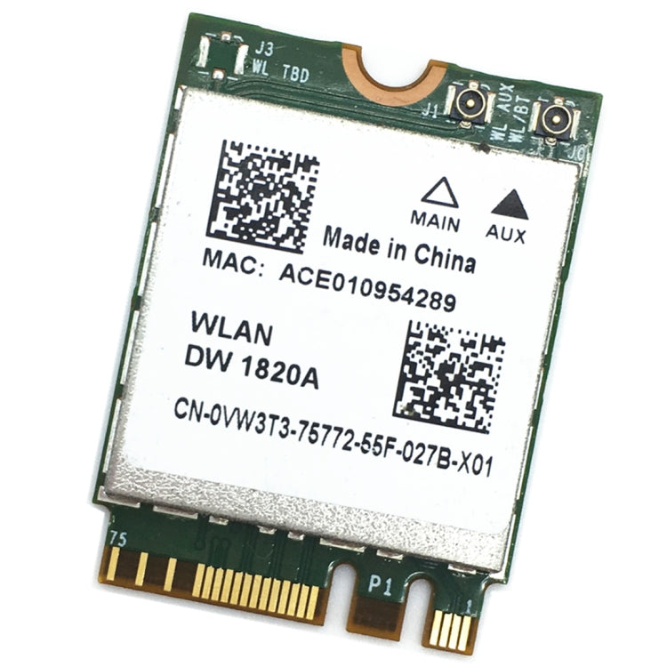 DW1820A BCM94350ZAE 802.11ac BT4.1 867Mbps M.2 / NGFF WiFi Wireless Card, DW1820A