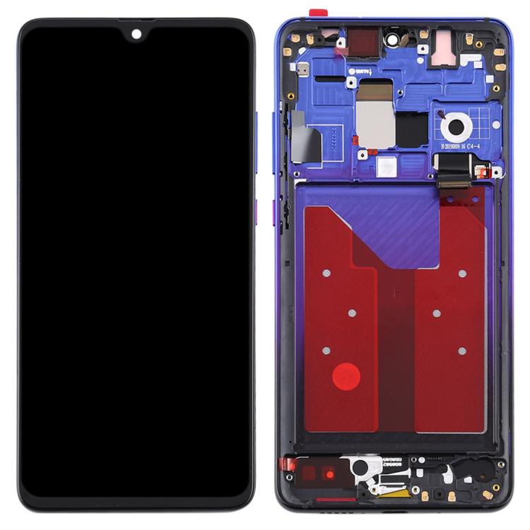 LCD Screen and Digitizer Full Assembly with Frame for Huawei Mate 20, For Huawei Mate 20