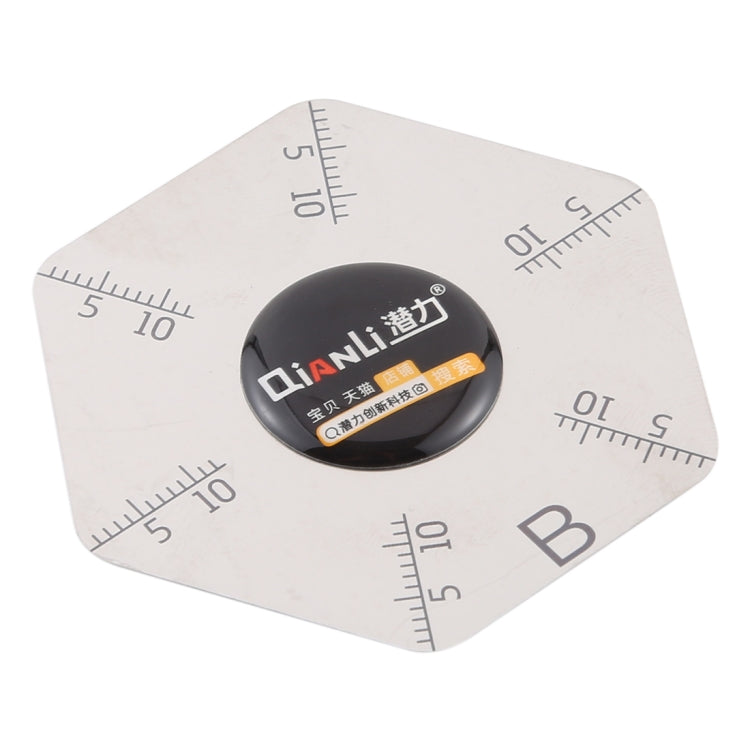 Qianli Hexagram Shape Pry Opening Tool With Scales, Hexagram
