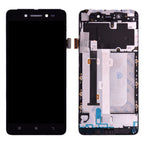 LCD Screen and Digitizer Full Assembly with Frame for Lenovo S90 S90-T S90-U S90-A, For Lenovo S90