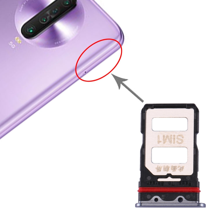 SIM Card Tray + SIM Card Tray for Xiaomi Redmi K30 Pro, For Xiaomi Redmi K30 Pro, For Redmi K30 Pro