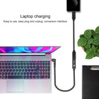 DP 6.0 x 0.6mm to Type-C Female Power Adapter Charger Cable