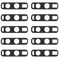 For OPPO Find X2 Pro 10pcs Back Camera Lens, For OPPO Find X2 Pro