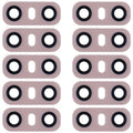 10 PCS Back Camera Lens with Adhesive for LG G6 H870/H871/H872/ LS993, LG G6 (Pink), LG G6 (Gold)