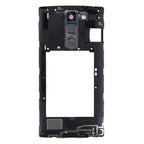 for LG C90 H500 Middle Frame Bezel with Speaker Ringer Buzzer & Rear Camera Lens & Home Button, For LG C90 H500