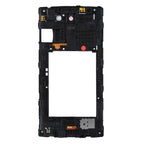 for LG C90 H500 Middle Frame Bezel with Speaker Ringer Buzzer & Rear Camera Lens & Home Button, For LG C90 H500