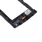 for LG C90 H500 Middle Frame Bezel with Speaker Ringer Buzzer & Rear Camera Lens & Home Button, For LG C90 H500
