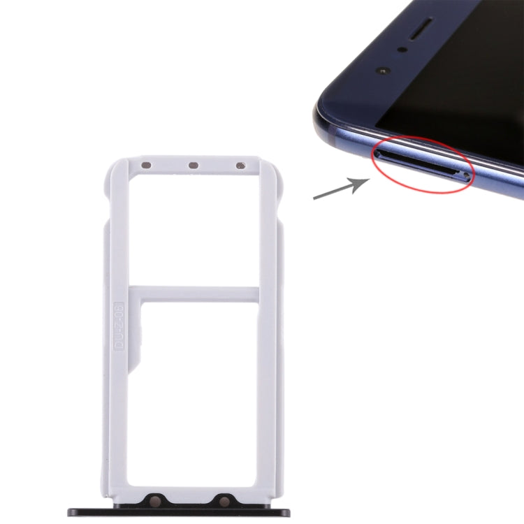 SIM Card Tray + SIM Card Tray / Micro SD Card Tray for Huawei Honor V9, For Honor V9, For Huawei V9