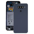 Original Battery Back Cover with Camera Lens Frame for LG Q70 / LM-Q730N(KR Version), For LG Q70(Original)