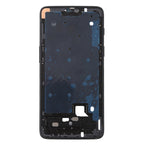 For OnePlus 6 Front Housing LCD Frame Bezel Plate with Side Keys, For OnePlus 6 (Jet Black)