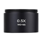 Stereo Microscopes Auxiliary Objective Lens Barlow Lens Magnifier 0.5X WD165, 0.5X WD165