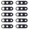 10 PCS Back Camera Lens for Xiaomi Redmi 9/Redmi 9 Prime/Xiaomi Poco M2, For Xiaomi Redmi 9