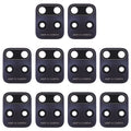 10 PCS Back Camera Lens for Xiaomi Redmi 10X 5G/Redmi 10X Pro 5G, For Xiaomi Redmi 10X 5G