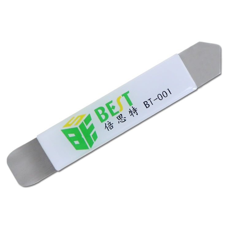 2 PCS BEST BST-001 Stainless Steel Blade Soft Thin Pry Spudger, 001 Crowbar
