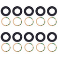 10 PCS Back Camera Lens Cover & Adhesive for Xiaomi Mi 6, For Xiaomi Mi 6