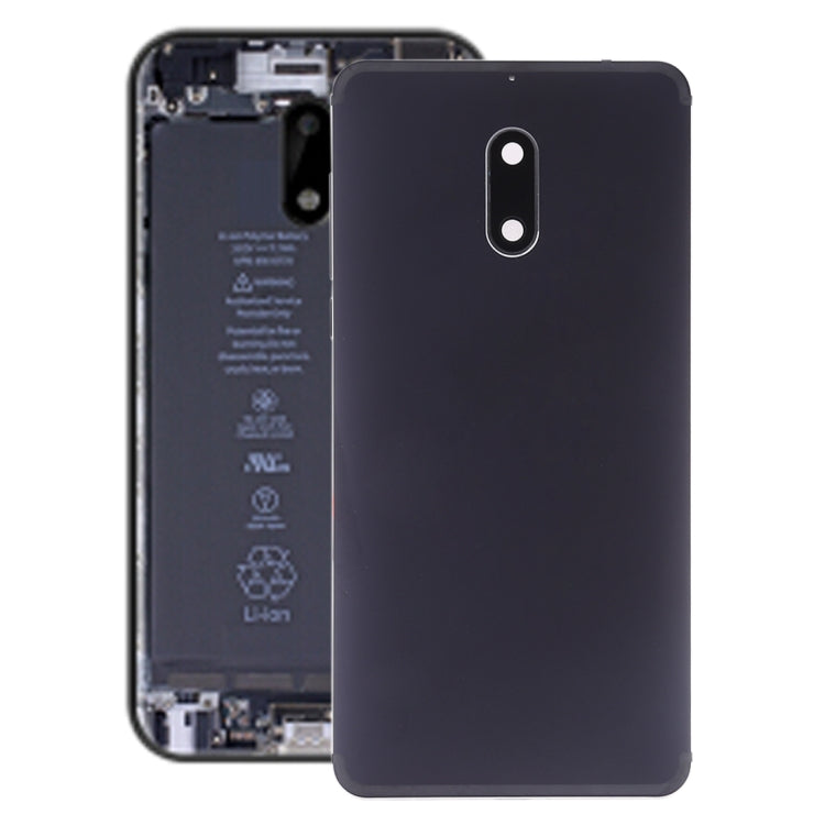 Battery Back Cover with Camera Lens Frame & Side Keys for Nokia 6, For Nokia 6