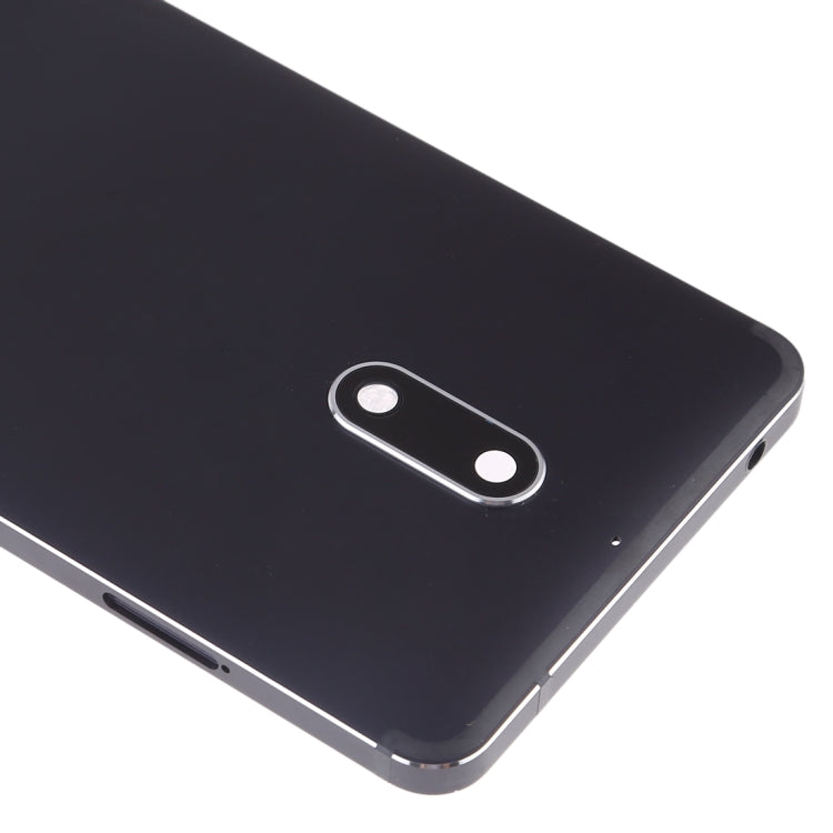 Battery Back Cover with Camera Lens Frame & Side Keys for Nokia 6, For Nokia 6
