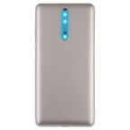 Battery Back Cover with Camera Lens Frame & Side Keys for Nokia 8, For Nokia 8, Nokia 8