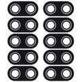 10 PCS Back Camera Lens Cover for Asus ZenFone Max Plus(M1) X018DC Pegasus 4s ZB570TL 5.7 inch (Black), For ZenFone 3 Deluxe ZS570KL