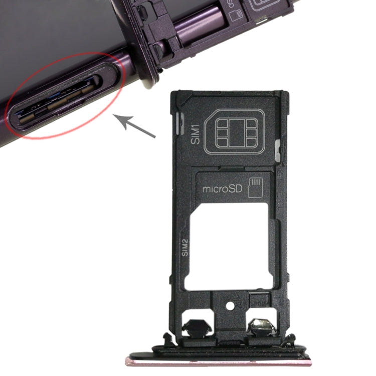 SIM1 Card Tray + SIM2 Card / Micro SD Card Tray for Sony Xperia XZ, For Xperia XZ, For Xperia XZ Dual SIM, For XZ Dual SIM