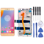 LCD Screen and Digitizer Full Assembly with Frame for 5.5 inch Lenovo K6 Note K53a48, For Lenovo K6 Note, Lenovo K6 Note