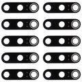 10 PCS Back Camera Lens for Xiaomi Mi 9, For Xiaomi Mi 9
