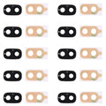 For Galaxy J7 Pro 10pcs Back Camera Lens Cover with Sticker, For J7 Pro