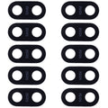 10 PCS Back Camera Lens for Nokia 7 Plus / E9 Plus, For Nokia 7 Plus / E9 Plus