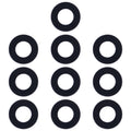 For OPPO F7 / A3 10pcs Back Camera Lens, For OPPO F7 / A3