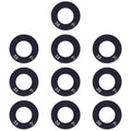 For OPPO A83 10pcs Back Camera Lens, For OPPO A83