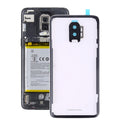 For OnePlus 6T Battery Back Cover with Camera Lens Frame, For OnePlus 6T
