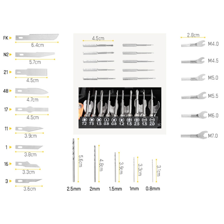 JAKEMY JM-8158 34 in 1 Multipurpose Screwdriver Set Hardware Repair Tool, JM-8158