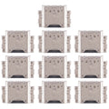 For Galaxy T380 10pcs Charging Port Connector, For Samsung Galaxy T380